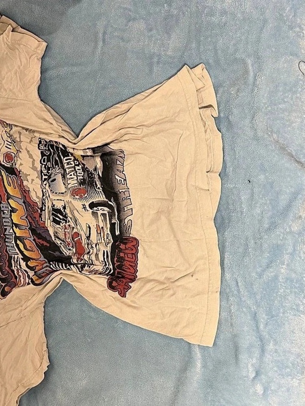 John Galt Wild Winds Thunder Engine Graphic Tee in Cream